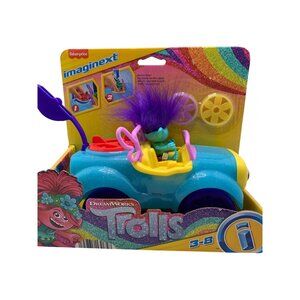 Fisher-Price Imaginext DreamWorks Trolls Branchs Buggy Vehicle & Figure Set